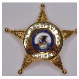 Obsolete Mt. Prospect Illinois Police Chief Badge