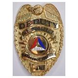 Obsolete Mt. Prospect Illinois E.S.D.A. Badge