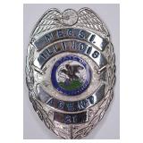 Obsolete State Of Illinois M.E.G.S.I. Agent Badge