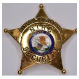 Obsolete State Of Illinois N.I.R.C. Security Badge