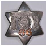 Obsolete Chicago Police Messenger Pie Plate Badge