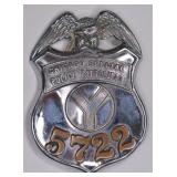 Obsolete Chicago Special Police Patrolman Badge