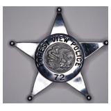 Obsolete Forest View Illinois Police Badge #72