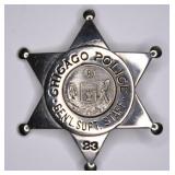 Chicago Police General Supt. Staff Badge #23