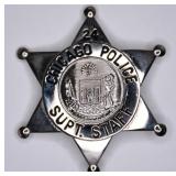 Chicago Police Superintendent Staff Badge #24