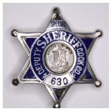 Obsolete Cook Co. Illinois Deputy Sheriff Badge