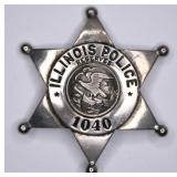Obsolete Illinois Police Reserves Badge #1040