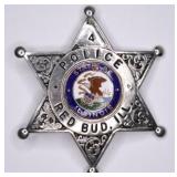 Obsolete Illinois Auxiliary Police 15th Dist Badge