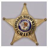 Obsolete Chicago Tokyo Bank Chief Badge