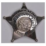 Obsolete Chicago Port Security Police Badge #141