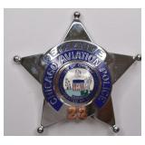 Obsolete Chicago Aviation Police Detective Badge