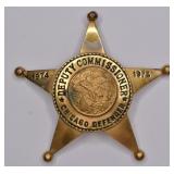 1974-75 Chicago Defender Deputy Commissioner Badge