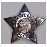 Obsolete Specialville Illinois Police Badge