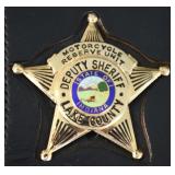 Obsolete Lake Co. Indiana Motorcycle Officer Badge