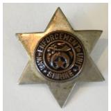 Obsolete Shriners Law Enforcement Unit Lapel Badge