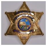 Obsolete Dixmoor Illinois Police Sergeant Badge