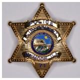 Obsolete Dixmoor Illinois Police Lieutenant Badge