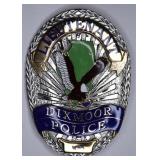 Obsolete Dixmoor Illinois Police Lieutenant Badge