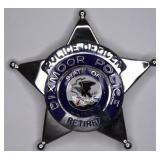 Obsolete Dixmoor Illinois Police Retired Badge