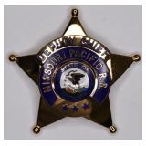 Obsolete Missouri Pacific RR Deputy Chief Badge