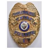 Obsolete Roseburg Oregon Police Chief Badge #1