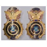 Pair Of USAF Global War On Terrorism Badges