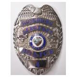 Obsolete Roseburg Oregon Police Sergeant Badge #4