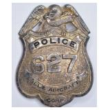 Obsolete Bell Aircraft Corp. Police Badge #627
