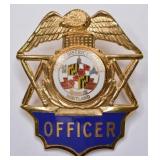 Obsolete District Heights Maryland Police Badge