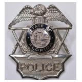 Obsolete State Of Florida Police Cap Badge
