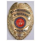 Obsolete U.S. Marine Corps Military Police Badge