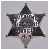 Obsolete American Protective Services Badge