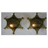 Pair Of Illinois State Police Badges