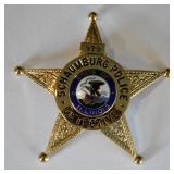 Obsolete Schaumburg Ill. Police Detective Badge