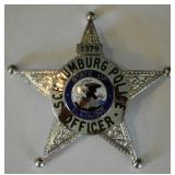 Obsolete Schaumburg Illinois Police Officer Badge
