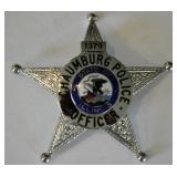 Obsolete Schaumburg Illinois Police Officer Badge