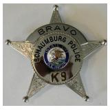 Obsolete Schaumburg Illinois Police K9 Badge