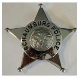 Obsolete Schaumburg Illinois Police Badge #27
