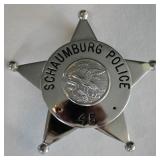 Obsolete Schaumburg Illinois Police Badge #45
