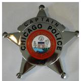 Obsolete Chicago Police Captain Badge #79