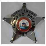 Obsolete Chicago Police Lieutenant Badge #687