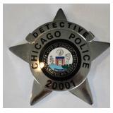 Obsolete Chicago Police Detective Badge #20001