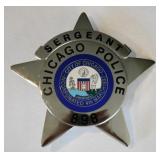 Obsolete Chicago Police Sergeant Badge #898