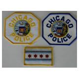 Lot Of Three Chicago Police Patches