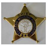Obsolete Chicago Housing Authority Chief Badge