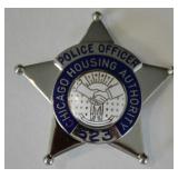 Obsolete Chicago Housing Authority Officer Badge