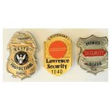 (3) Obsolete Security Officer Badges
