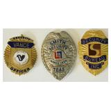 (3) Obsolete Security Officer Badges