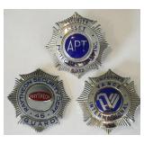 (3) Obsolete Security Officer Badges