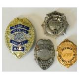 (4) Obsolete Security Officer Badges